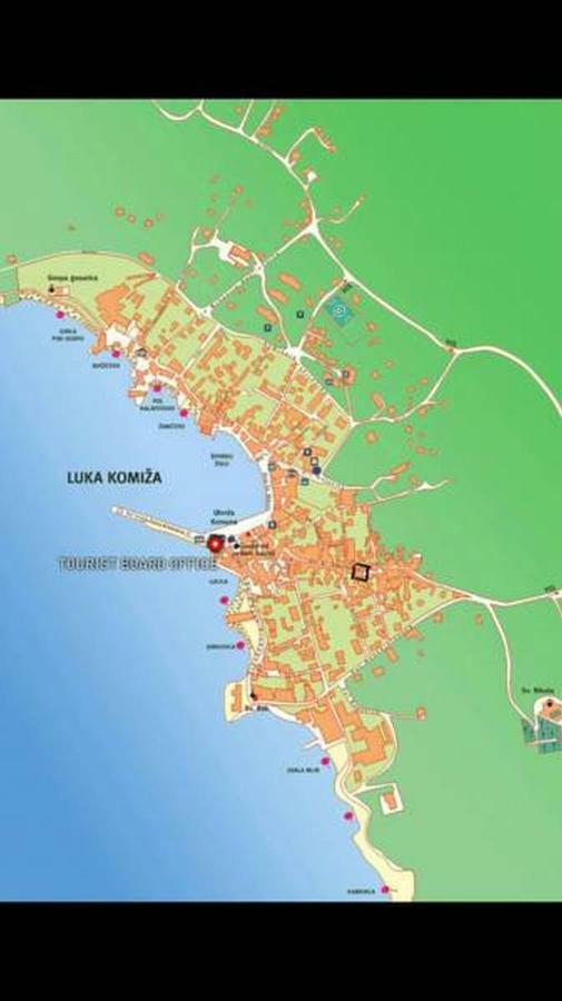 Villa Ines Komiža Esterno foto